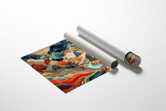 Mountain Rivers Paint Their Stories