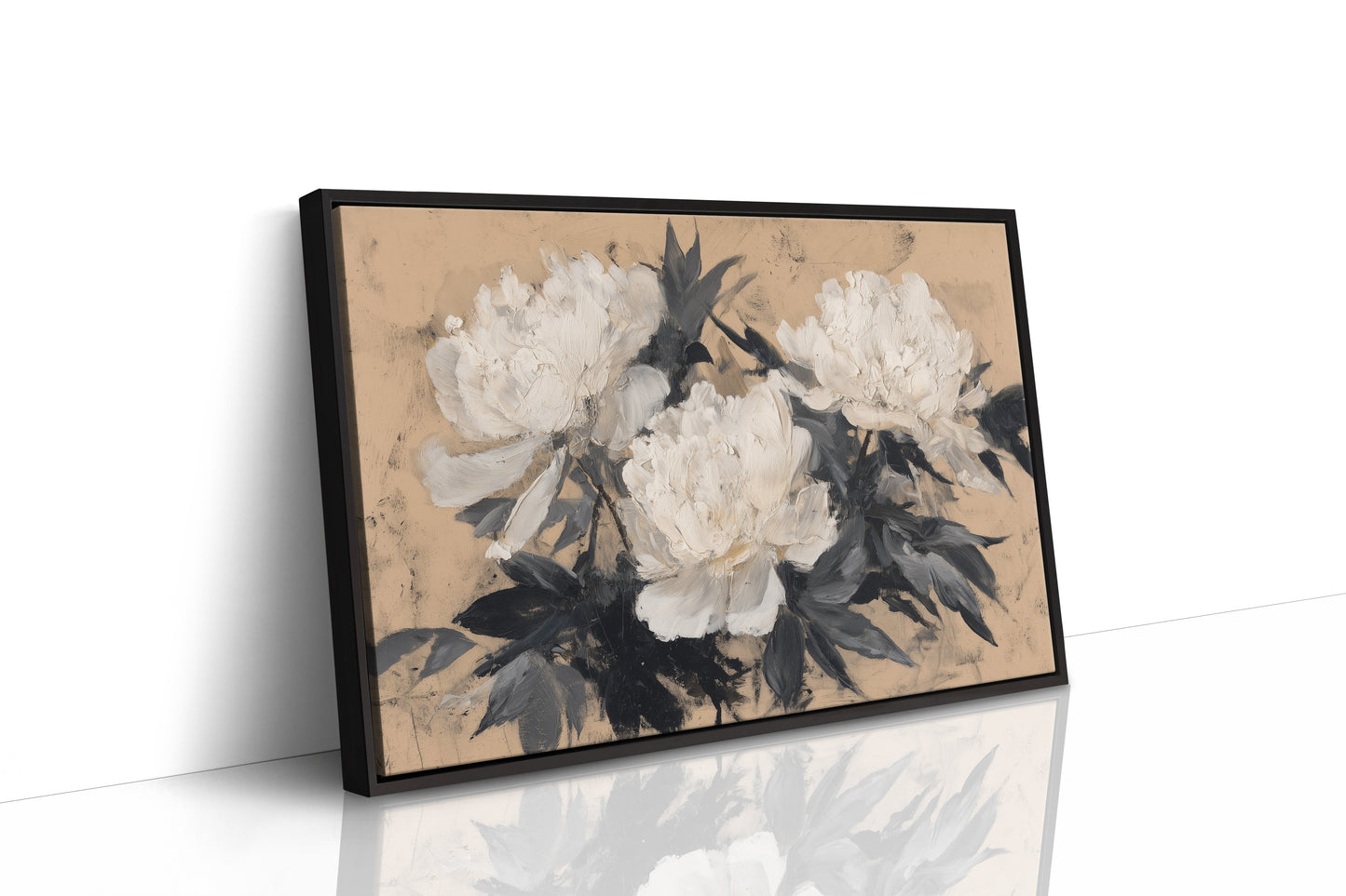 Ivory Petals in Quiet Contrast