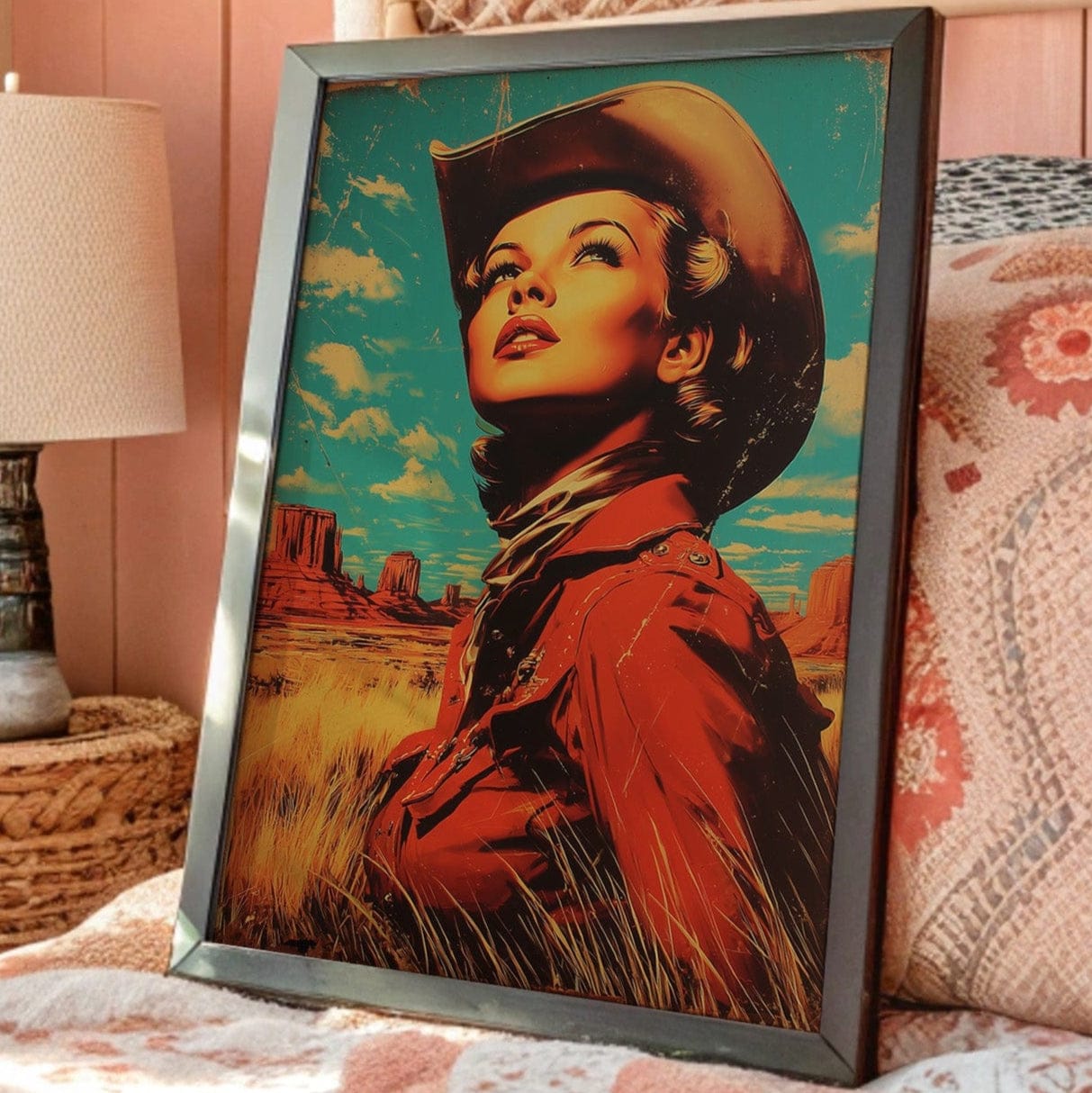Turquoise Skies Meet Western Pride