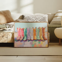 A Line of Colorful Journeys