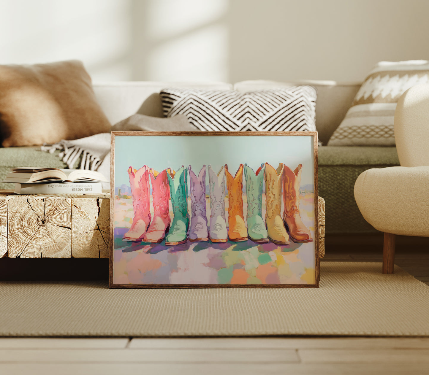A Line of Colorful Journeys