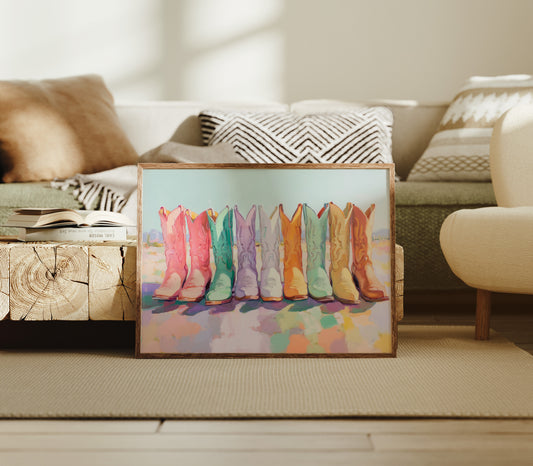 A Line of Colorful Journeys