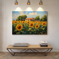 Summer Blooms Near Rustic Home