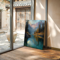 Peaks Paint Gold On Alpine Waters