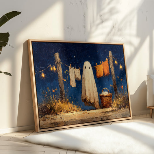 Laundry Day Beneath Starry Skies