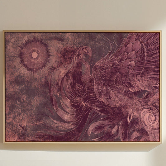 Phoenix Rising In Rose Gold