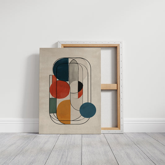 Circles Dance In Modern Lines