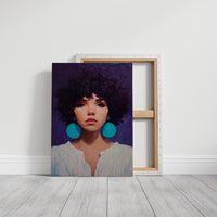 Turquoise Echoes In Violet