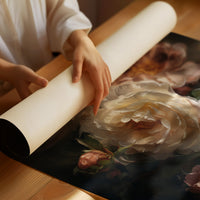 When Silk Petals Hold Candlelight