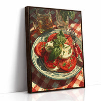 Caprese on Checkered Cloth