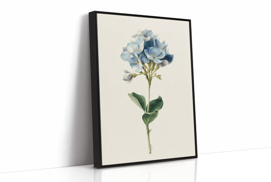 Azure Whispers in Botanical Elegance