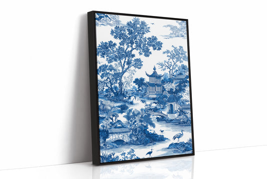 Where Cranes Gather By Blue Pagodas