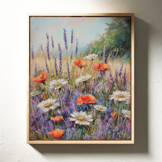 Fields Awash With Colorful Blooms
