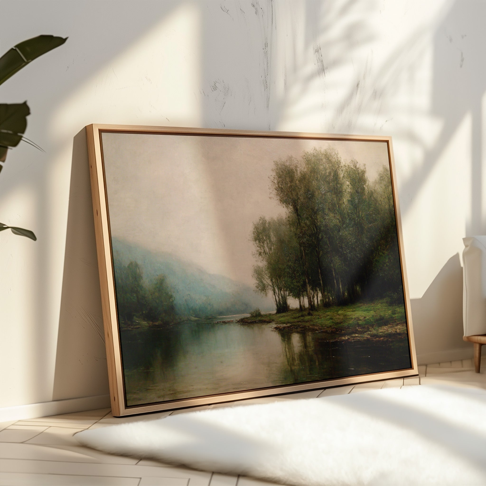 Mist Softens The River's Edge