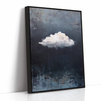 Solitary Cloud Against Dark Skies