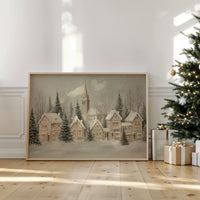 Snow Falls On Silent Chapel Street