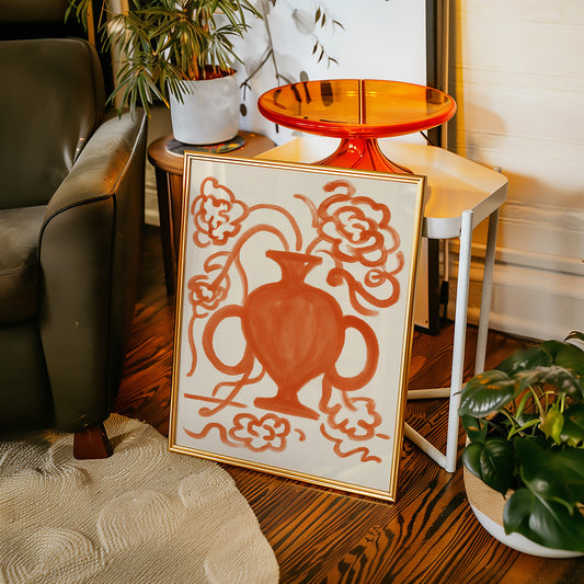 Terracotta Blooms Find Modern Grace