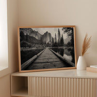 Wooden Path To Mountain Majesty