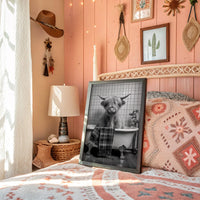 Highland Cow Takes A Luxurious Bath