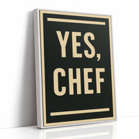 Yes Chef Kitchen Command Print