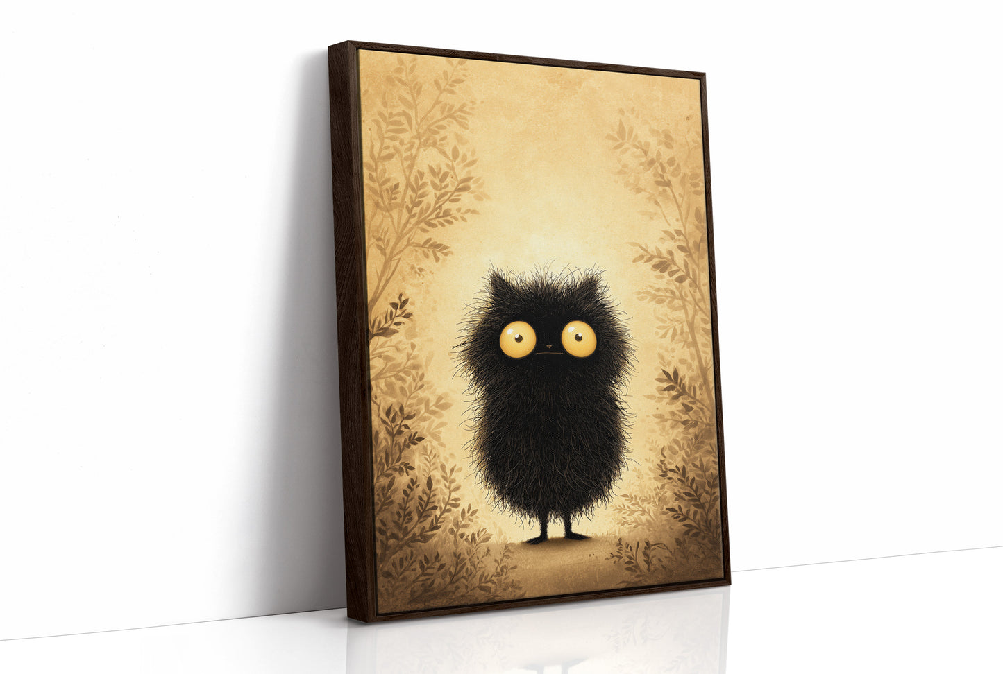 Curious Fluff Meets Golden Light