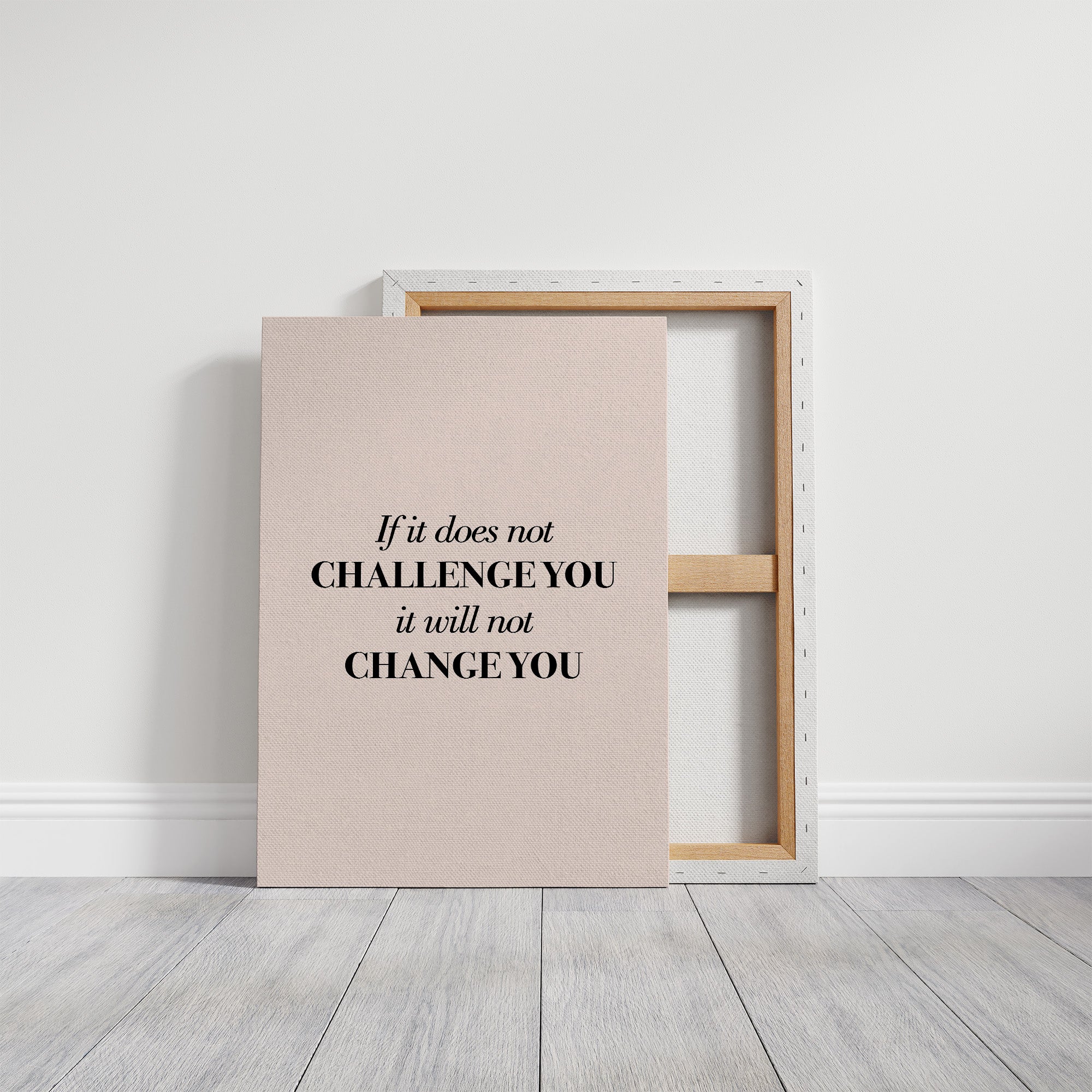 If It Does Not Challenge You It Will Not Change You