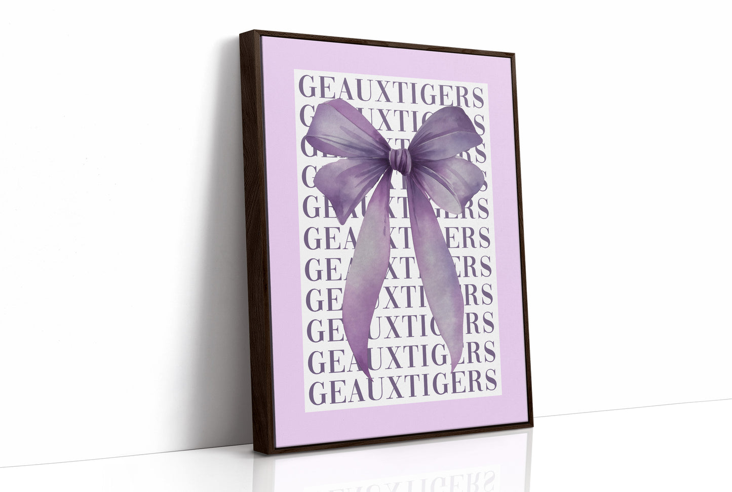 Purple Pride: LSU Spirit Wrapped in Elegance