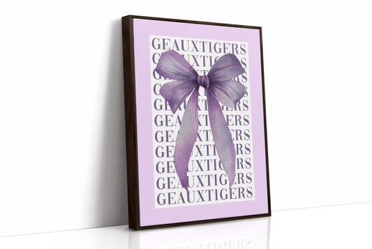 Purple Pride: LSU Spirit Wrapped in Elegance