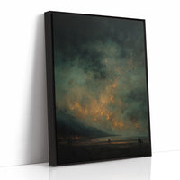 Embers Glow Across Distant Shore