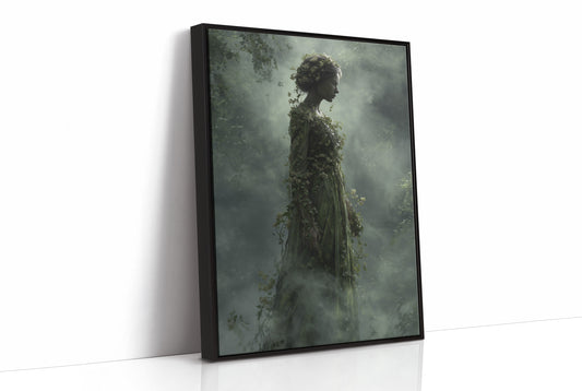Moss Maiden In Twilight Fog