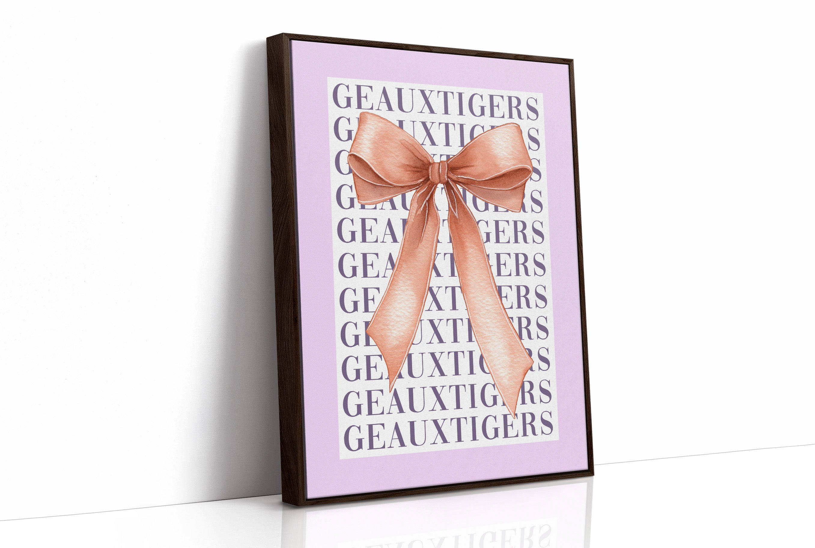 Purple Pride Wrapped in Coral Silk