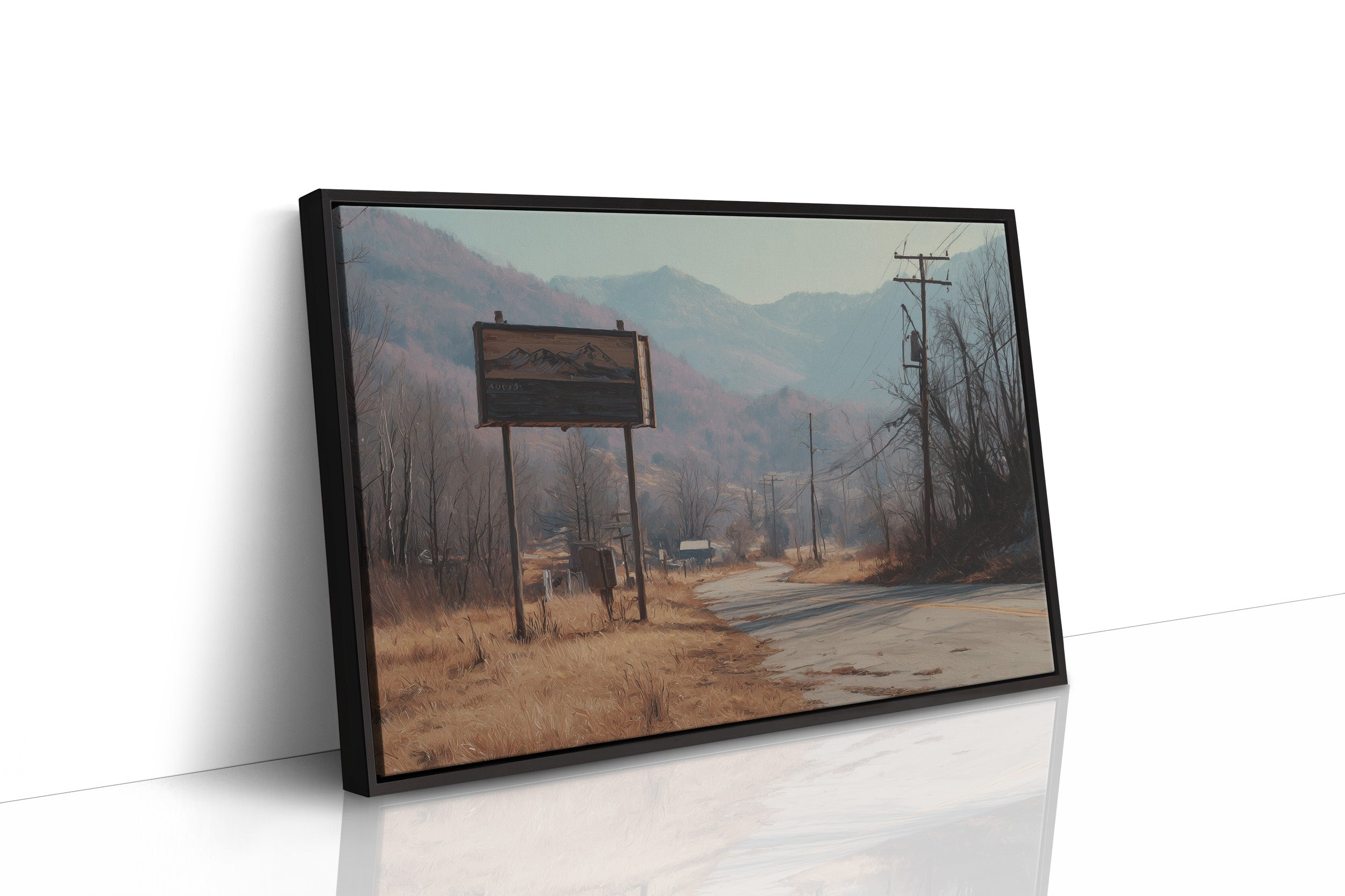 Forgotten Highway Through Mountain Mist