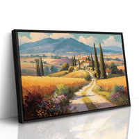 Golden Road to the Hillside Villa