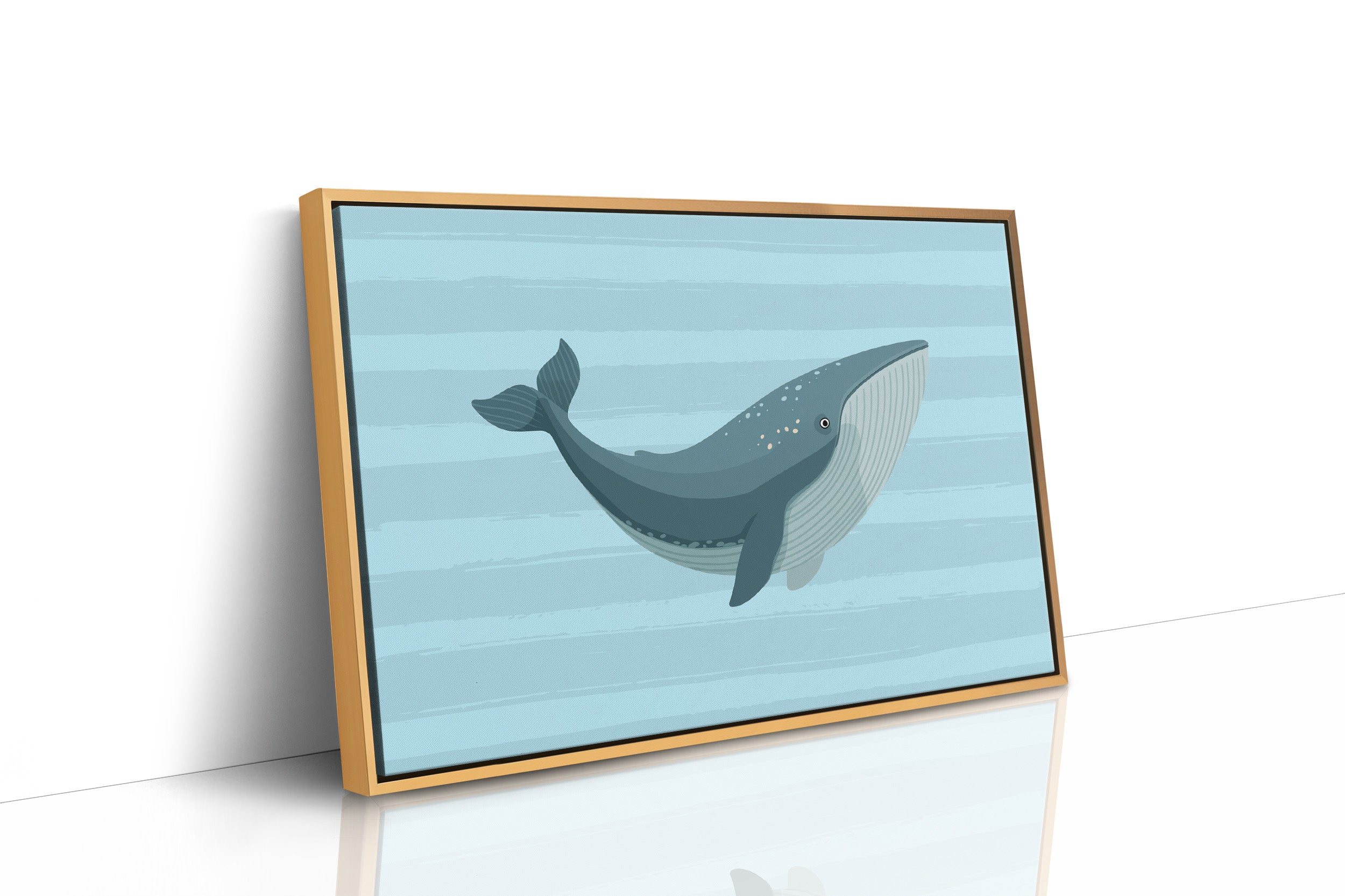 Blue Whale Canvas Art