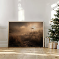 Faith Stands Tall At Dawn's Edge