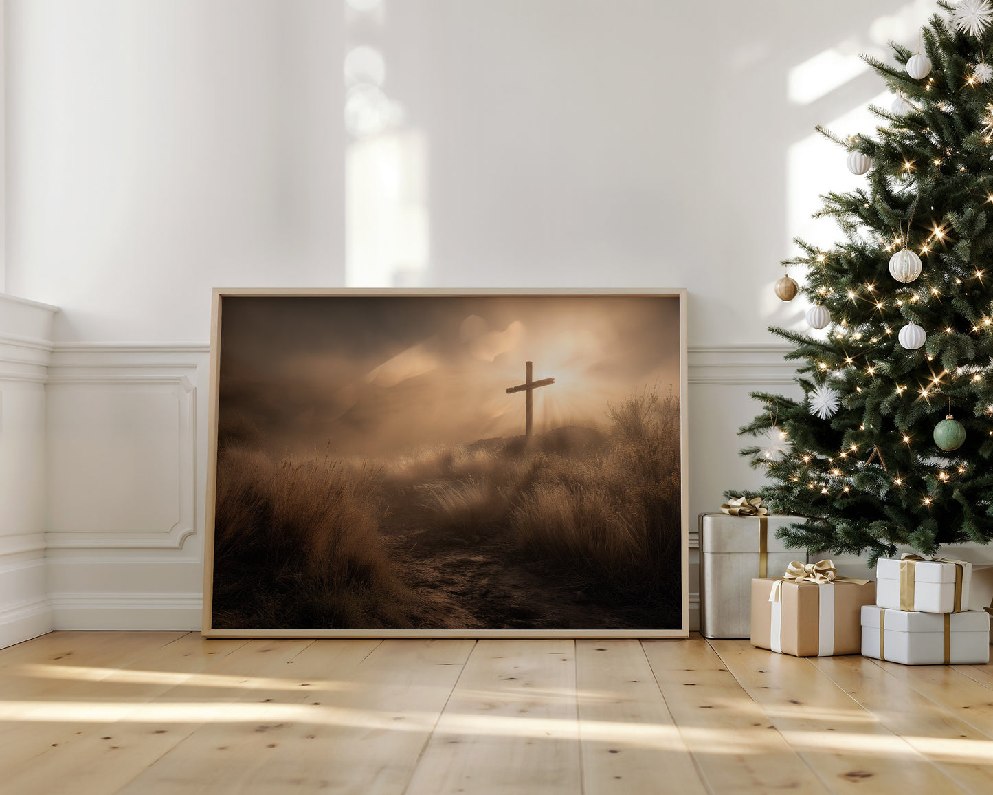 Faith Stands Tall At Dawn's Edge