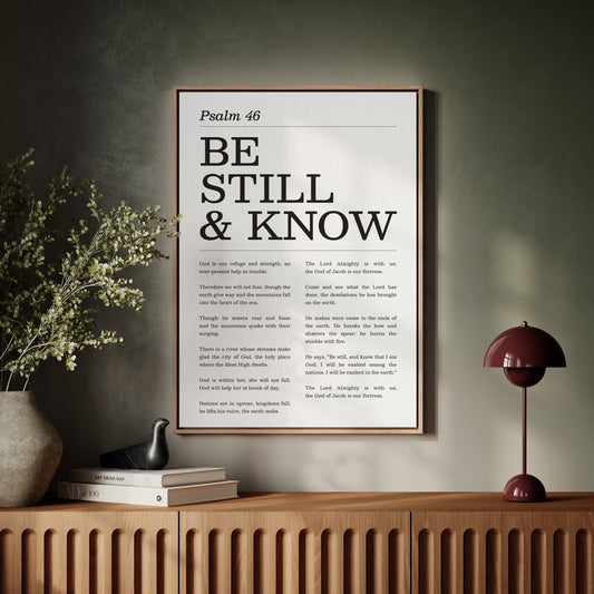 Be Still and Know Psalm 46