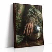 Pearls Dance Under Vintage Light