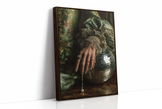 Pearls Dance Under Vintage Light