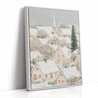 Snowfall Over the Steeple