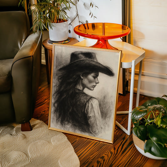 Cowgirl in Charcoal