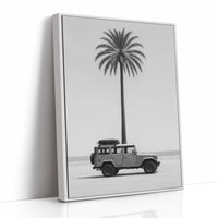 Palm Tree and Beach Cruiser Still Life