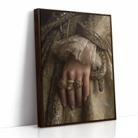 Serpent Coils Through Ancient Lace