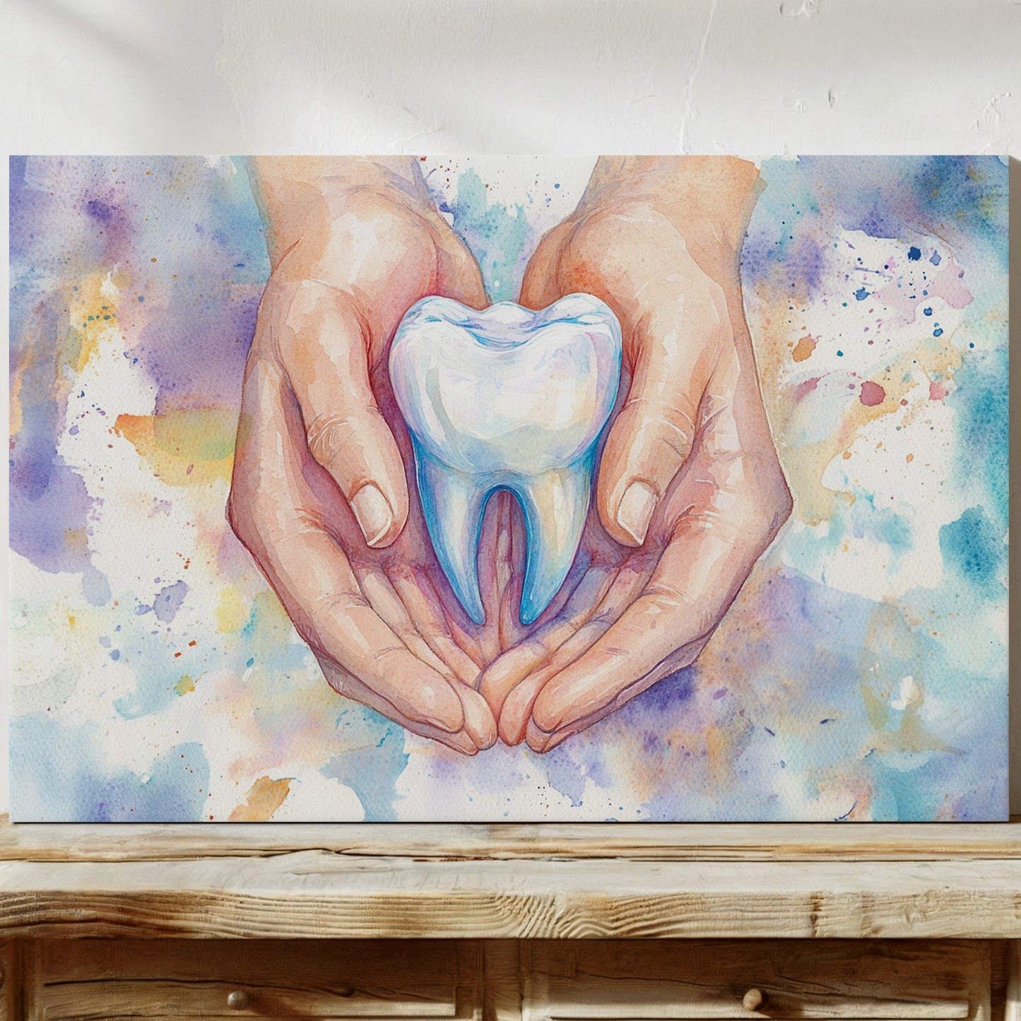 Gentle Hands Hold Healing Light