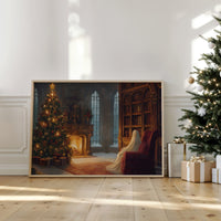 Silent Night In The Library Castle