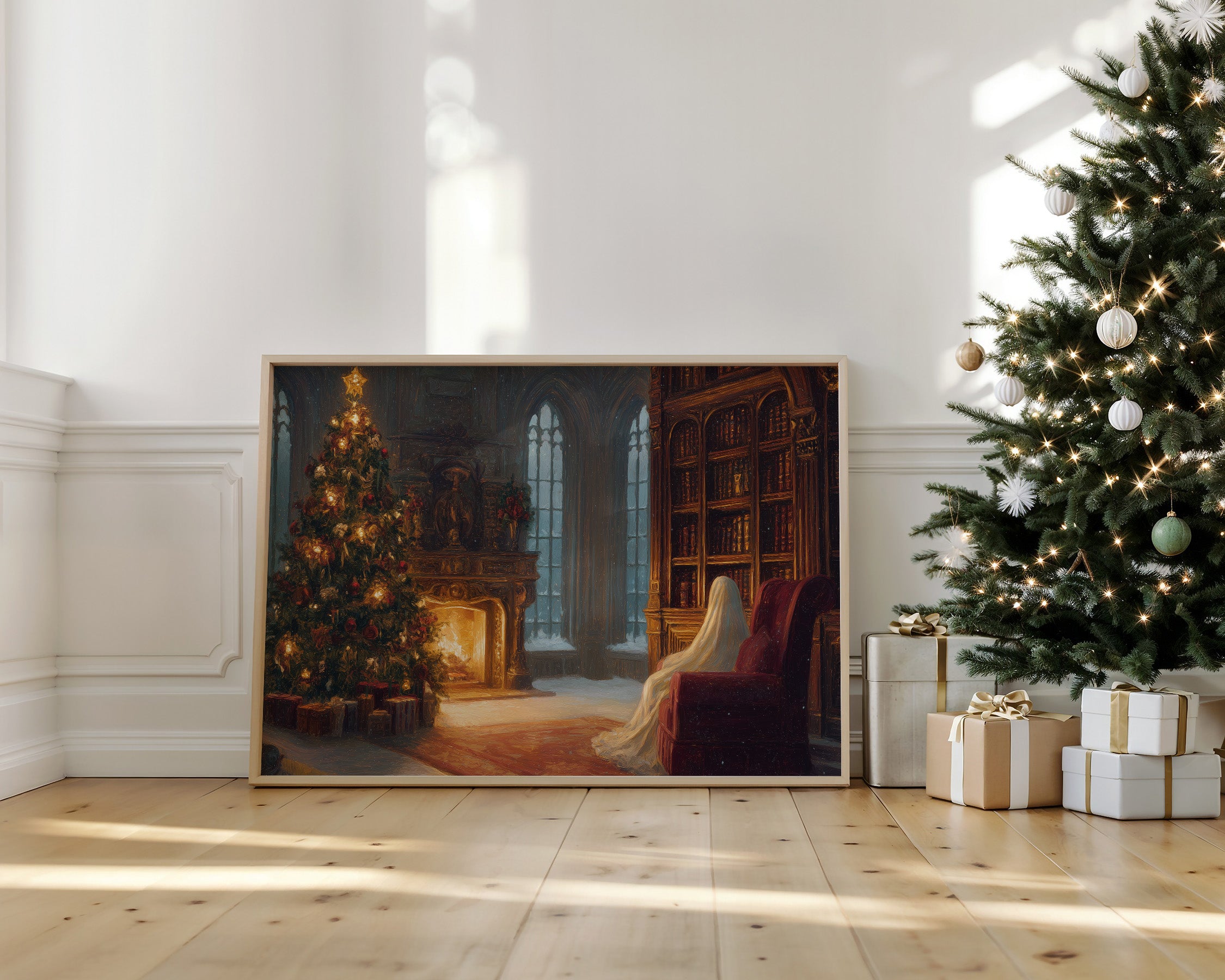 Silent Night In The Library Castle