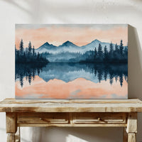 Dawn Mirrors Mountain's Ancient Song