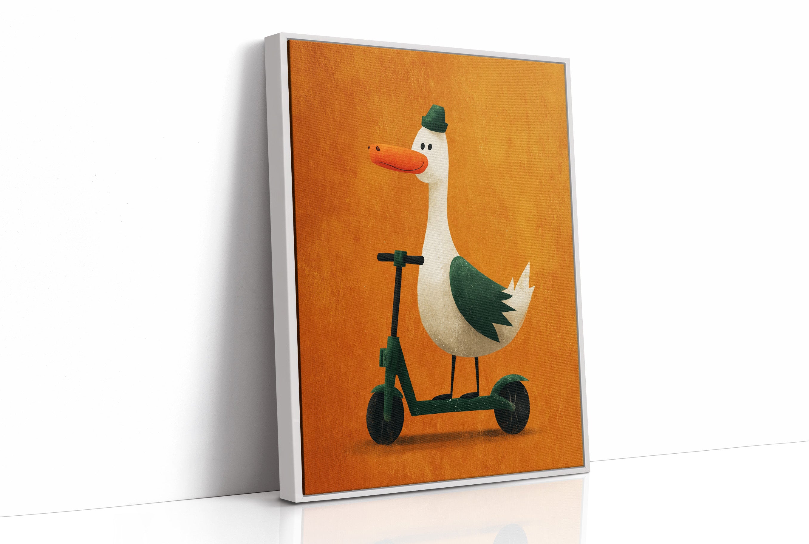 Goose on Wheels