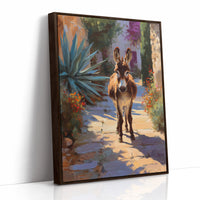 Gentle Hooves Along Garden Paths