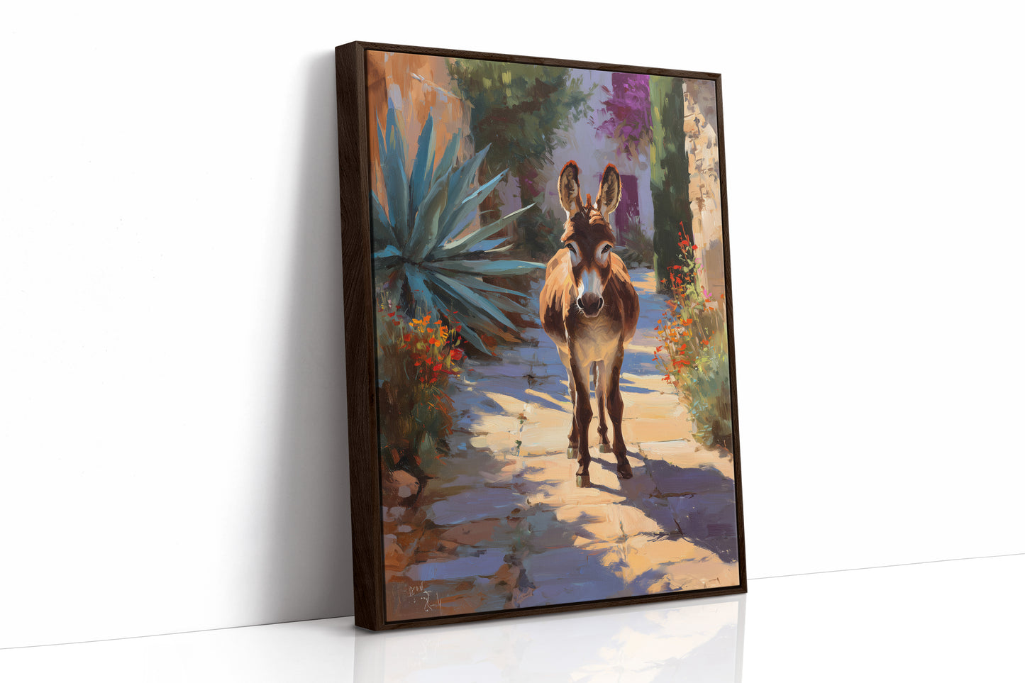 Gentle Hooves Along Garden Paths